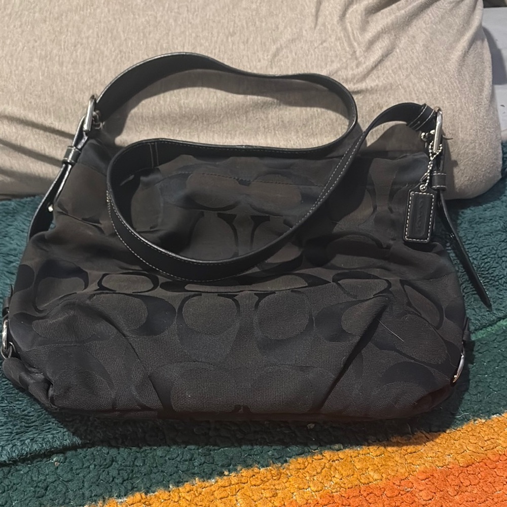 Vintage Black Coach Women's Bag